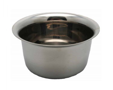 WESTON 180ml Stainless steel "Shaving & Beauty" Bowl. Made in Italy.